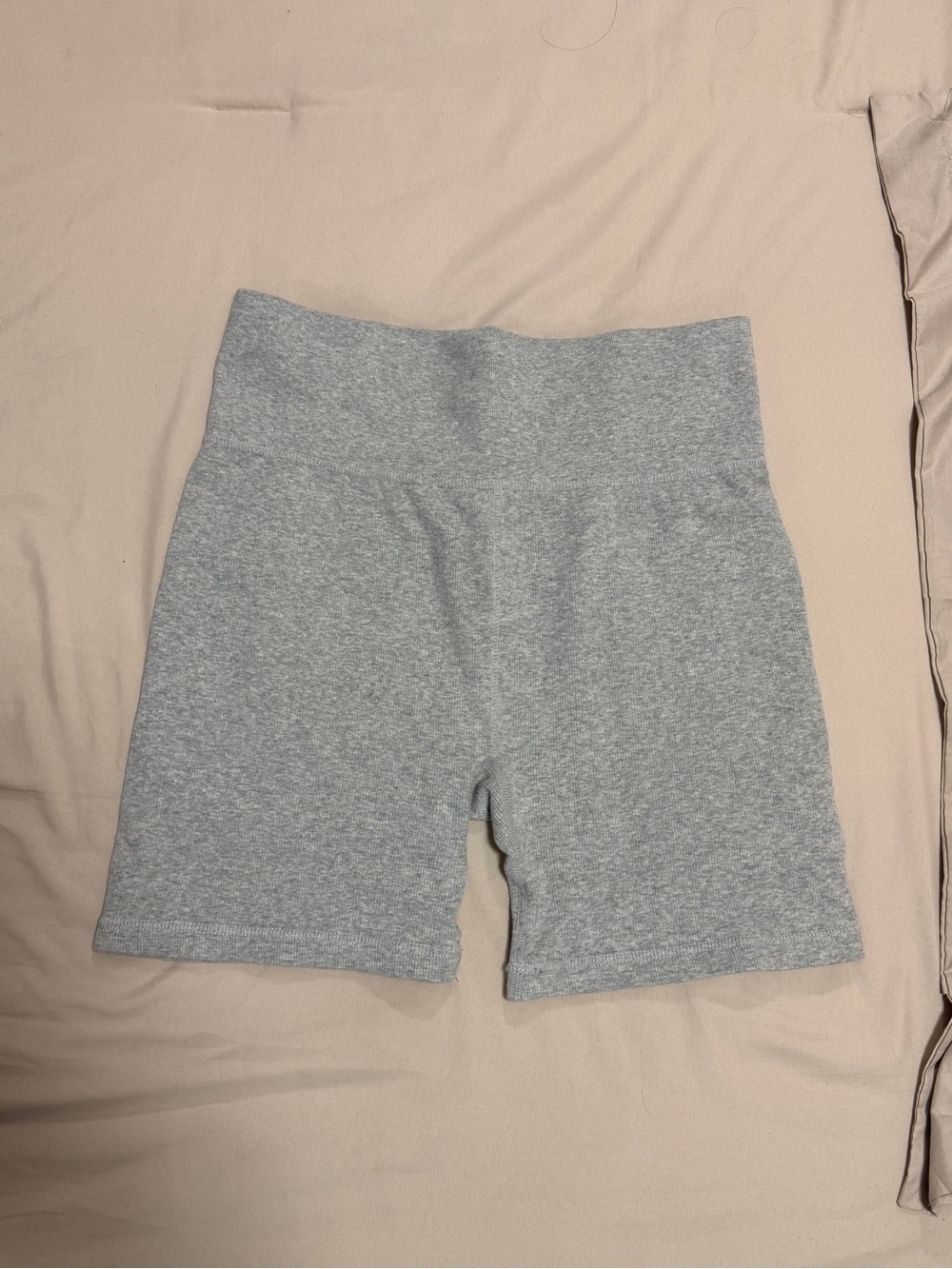 Forever 21 Light Heather Gray Bike Shorts